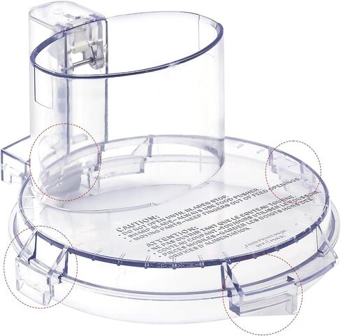 DFP-14NWBCT1 Replacement Food Processor Work Bowl Cover for Cuisinart Food Processor Replacement Parts Compatible With DLC-005AGTXT1 Fits Model DFP-14 in Saudi Arabia