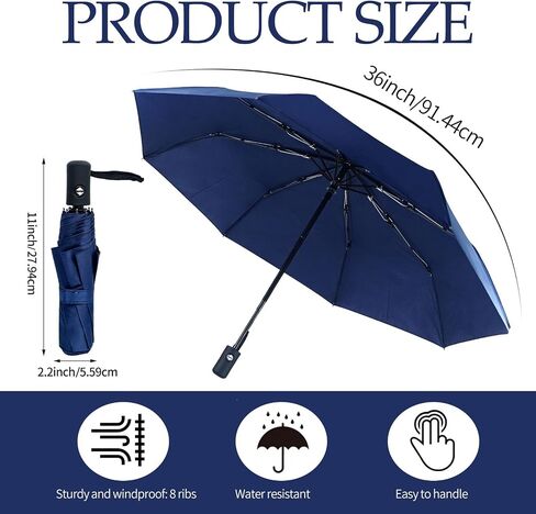12 Pcs Rain Umbrellas Bulk Automatic Open Close Collapsible Umbrella Small Light Backpack for Women Men in Saudi Arabia