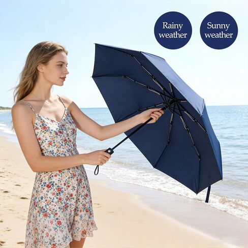 12 Pcs Rain Umbrellas Bulk Automatic Open Close Collapsible Umbrella Small Light Backpack for Women Men in Saudi Arabia