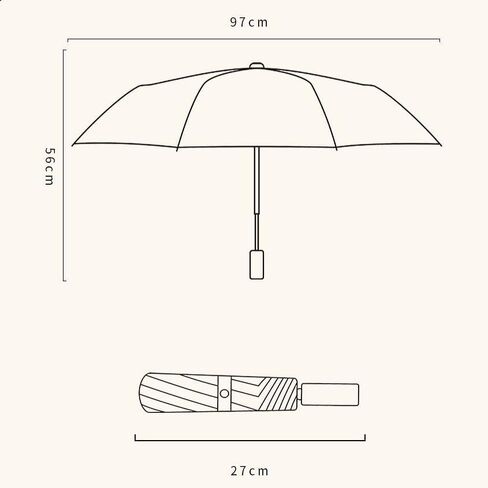Cute Cat Pattern Automatic Folding Umbrella,One-Touch Open,Black Coating Anti-UV,Compact and Lightweight,Ideal for Men and Women in Kuwait
