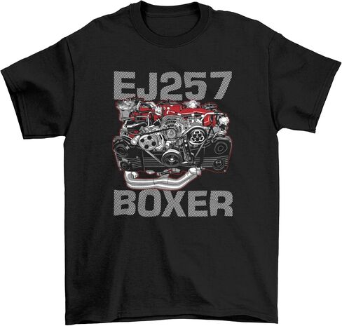 STYLN Subie Engine EJ257 Boxer T-Shirt | JDM Mechanic Racing Car Short Sleeve Gift Automotive Enthusiasts Adult in Saudi Arabia