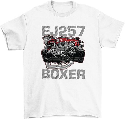 STYLN Subie Engine EJ257 Boxer T-Shirt | JDM Mechanic Racing Car Short Sleeve Gift Automotive Enthusiasts Adult in Saudi Arabia