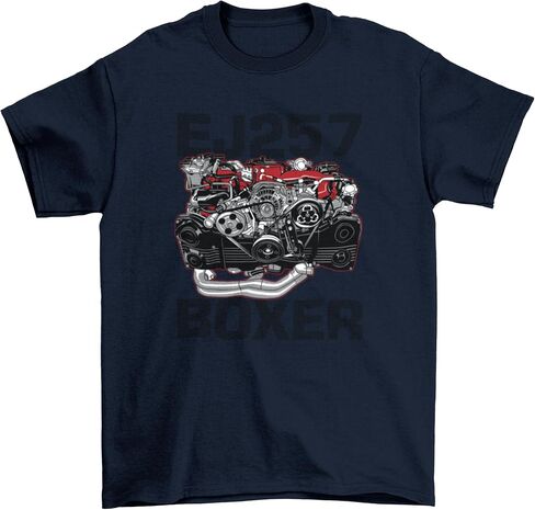 STYLN Subie Engine EJ257 Boxer T-Shirt | JDM Mechanic Racing Car Short Sleeve Gift Automotive Enthusiasts Adult in Saudi Arabia