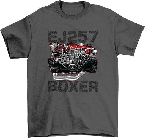STYLN Subie Engine EJ257 Boxer T-Shirt | JDM Mechanic Racing Car Short Sleeve Gift Automotive Enthusiasts Adult in Saudi Arabia