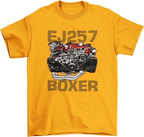 STYLN Subie Engine EJ257 Boxer T-Shirt | JDM Mechanic Racing Car Short Sleeve Gift Automotive Enthusiasts Adult in Saudi Arabia