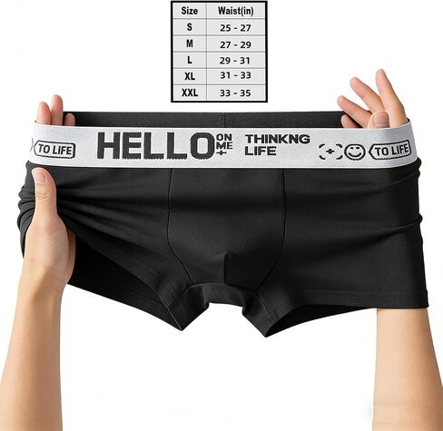 Men's Breathable Boxer Briefs 10-Pack, Moisture Wicking Quick-Dry Underwear - Airflow Anti-Friction,Multipack in Kuwait