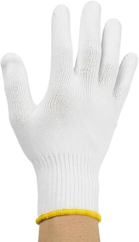 Zenport GN026 7 Gram Nylon Glove Liners, 12-Pair, White in Saudi Arabia