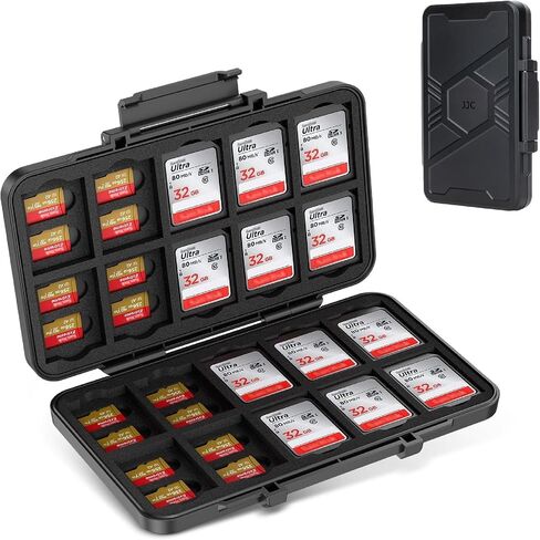Large Capacity Memory Card Case for 20 SD & 40 TF Cards,Compact & Portable in Kuwait
