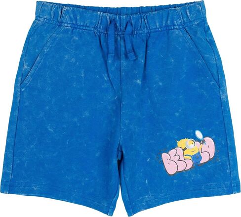 Minions French Terry T-Shirt and Shorts Outfit Set Toddler to Big Kid Sizes (2T - 14-16) in Kuwait