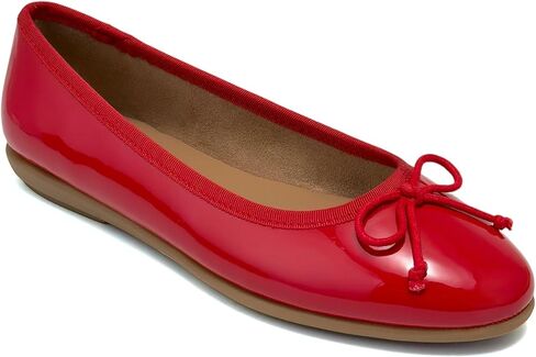 Aerosoles Women's HOMEBET Ballet Flat, Rich Red Patent, 8W in Kuwait