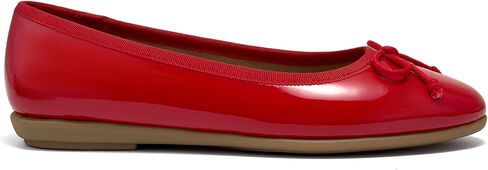 Aerosoles Women's HOMEBET Ballet Flat, Rich Red Patent, 8W in Kuwait