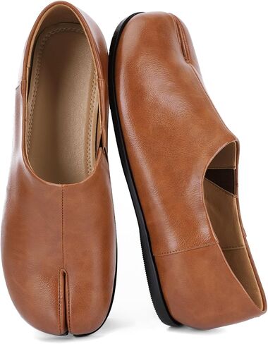 UBWDU Split Toe Shoes Tabi Shoes Women Wide Width Round Toe Ballet Flats for Women in Kuwait