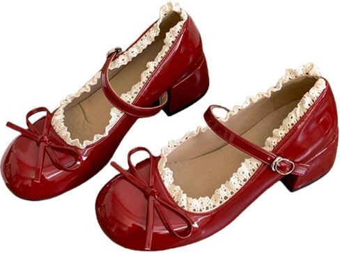 Ladies' Summer Ballet high-Heeled Mary Jane Single-Shoe Fashionable and Comfortable Daily Dance Party in Saudi Arabia