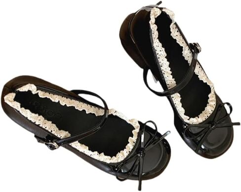 Ladies' Summer Ballet high-Heeled Mary Jane Single-Shoe Fashionable and Comfortable Daily Dance Party in Kuwait