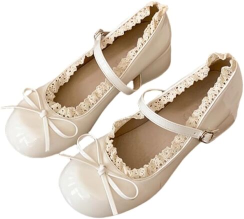 Ladies' Summer Ballet high-Heeled Mary Jane Single-Shoe Fashionable and Comfortable Daily Dance Party in Kuwait