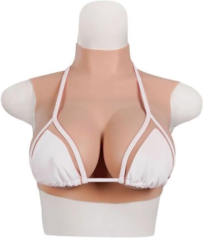 BINOT Silicone Breastplate Fake Boobs Fake Breasts Forms B-H Cup Breast Plates Transgender Cosplay Drag Queen,Nude,C Cup Silicone in Kuwait