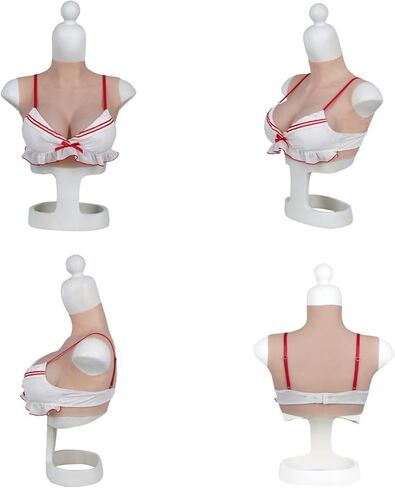 BINOT Silicone Breastplate Fake Boobs Fake Breasts Forms B-H Cup Breast Plates Transgender Cosplay Drag Queen,Nude,C Cup Silicone in Kuwait