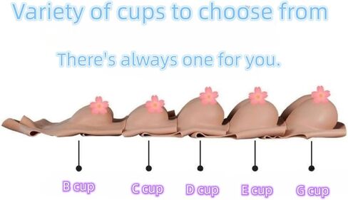 BINOT Silicone Breastplate Fake Boobs Fake Breasts Forms B-H Cup Breast Plates Transgender Cosplay Drag Queen,Nude,C Cup Silicone in Kuwait