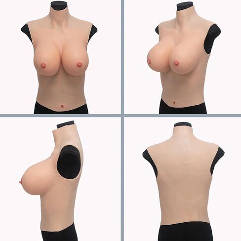 سيليكون الثدي SIlicone صدر نصف الجسم C-H كأس الثدي شكل الثديين وهمية in Kuwait