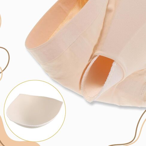 4Pairs Bra Pads Inserts, Triangle Bra Insert, Sports Bras Pad Breast Pad, Breast Enhancer for Dresses(Skin + Black) in Kuwait