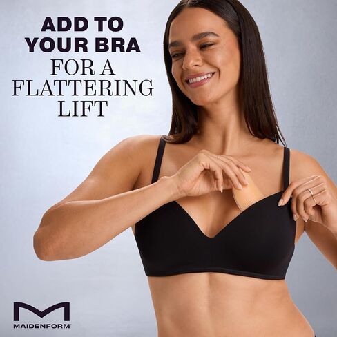 حشوات حمالة صدر نسائية من Maidenform، حشوات حمالة صدر من السيليكون خفيفة الوزن للنساء، وسادات الثدي، قابلة لإعادة الاستخدام، تشكيل سلس in Kuwait