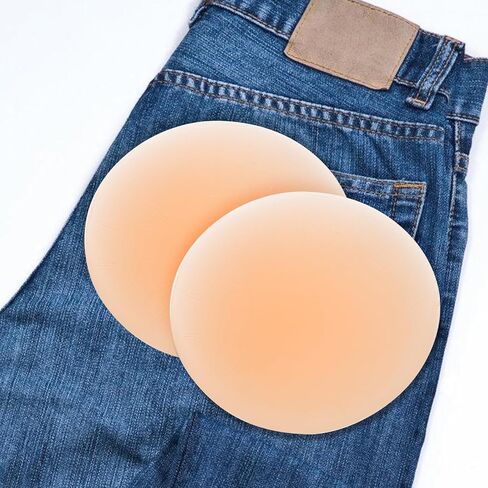 Lurrose Butt Lifters for Women Silicone Buttock Pads Hip Lifting Cushions Lightweight Washable Reusable Butt Enhancer Pads for Flat Buttocks and Long Sitting in Kuwait