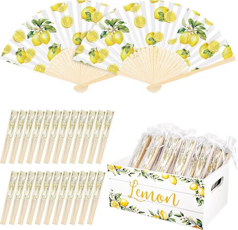 Aodaer 50 Pack Tea Party Favor Floral Printed Hand Fans with Organza Bags Bulk Wooden Storage Box Retro Pattern Paper Handheld Folding Fans for Spring Picnic Bridal Shower Wedding Bridesmaid Gifts in Kuwait