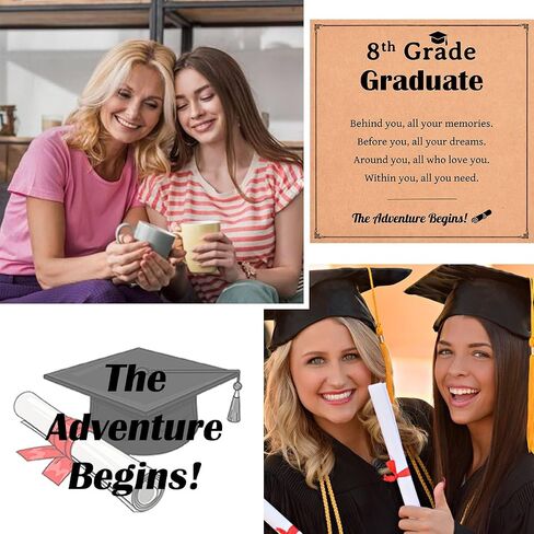 Graduation Gift for Her, Class of 2026 High School 5th 6th 8th Grade College Masters Degree Graduation Compass Bracelet Jewlry Gifts for Girls Women in Saudi Arabia