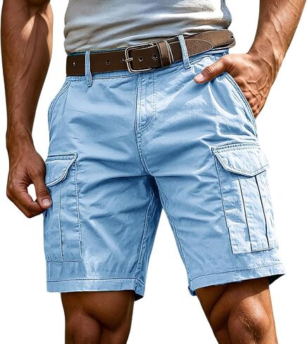 Cargo Athletic Shorts for Men Relaxed Fit Stretch Outdoor Hiking Short Vintage Waterproof Ripstop Performance Short in Saudi Arabia