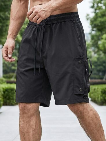 Men's Cargo Shorts Casual Stretch with Pockets Summer Outdoor Street Wear in Kuwait