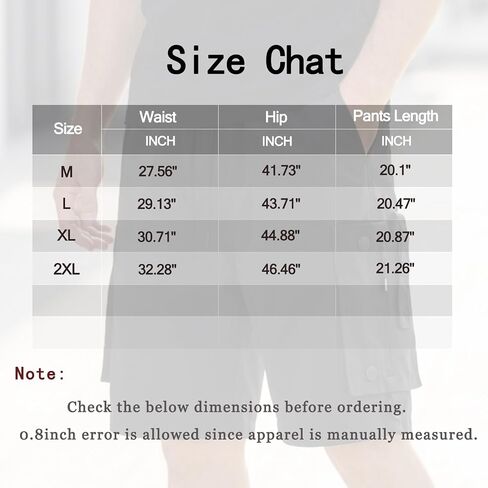 Men's Cargo Shorts Casual Stretch with Pockets Summer Outdoor Street Wear in Kuwait
