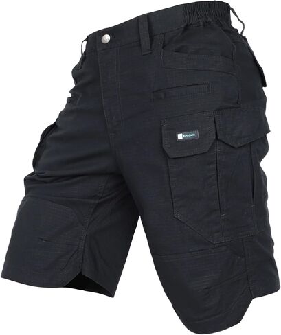 BOCOMAL Men's Work Cargo Shorts Lightweight Ripstop Stretch 9-Pocket Relaxed Fit Durable Water/Stain Resistant Hiking Shorts in Kuwait