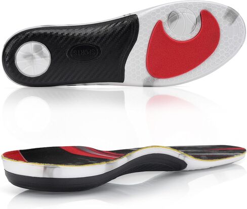 Running Insoles Men Women,Shock Absorbing Shoe Inserts Men,Sport Insole for Walking Hiking Basketball Sneakers Orthotic Inserts in Saudi Arabia
