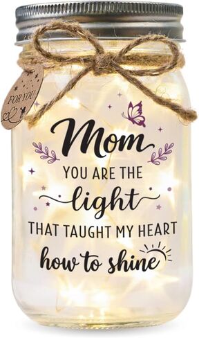Birthday Gifts for Women, Sentimental Mason Jar, Best Mom Gift Ideas from Daughter Son, Happy Birthday Appreciation Retirement Thank You Presents For Mom in Saudi Arabia