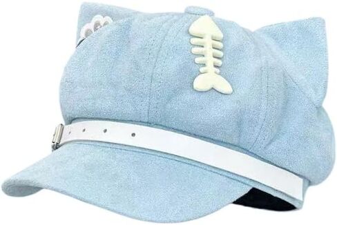 Y2K Cute Style Cat Ear Painter Hat Women's High End Casual Versatile Octagonal Hat in Saudi Arabia