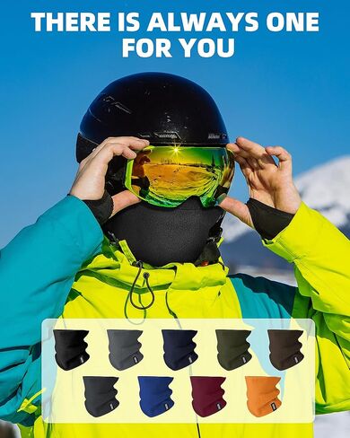 MSDC Neck Gaiters for Men 3 Pack,Neck Warmer Scarf Women Face Mask Covering for Cold Weather in Saudi Arabia