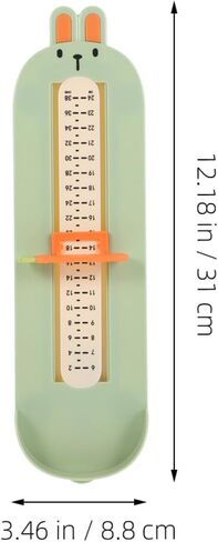 NOLITOY 2pcs Foot Measuring Device and Shoe Size Measurer, Plastic Foot Measuring Ruler for Home Use, Accurate Shoe Sizer Tool with Animal Design in Kuwait