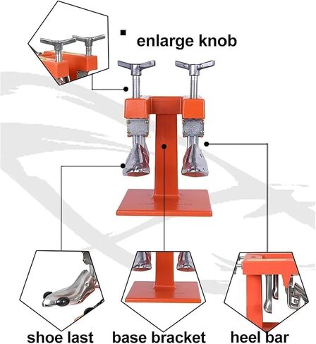 Adjustable Shoe Stretcher Tool - Professional Aluminum Width & Length Expander, Dual-Head Design for Tight Shoes, Footwear Comfort & Fit Repair in Kuwait