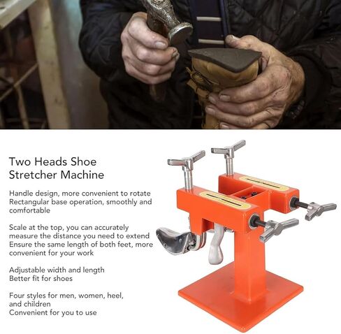 Adjustable Shoe Stretcher Tool - Professional Aluminum Width & Length Expander, Dual-Head Design for Tight Shoes, Footwear Comfort & Fit Repair in Kuwait