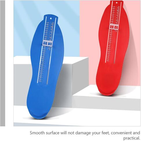 TEHAUX 3pcs Foot Length Gauge Measuring Device for Adults, Uk Eu Size Shoe Measuring Ruler for Accurate Foot Measurement and Shoe Fitting in Kuwait