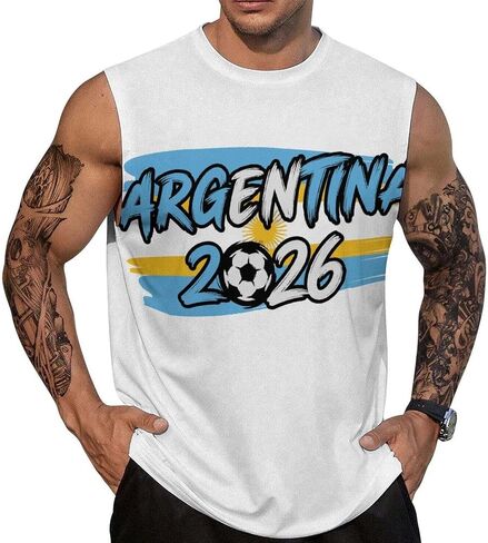 Men's Tank Top Workout Sleeveless Muscle T-Shirt Gym Fitness Vest Casual Wear Summer Beach Shirts in Kuwait