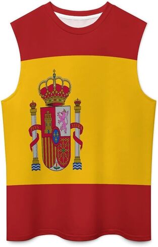 Men's Tank Top Workout Sleeveless Muscle T-Shirt Gym Fitness Vest Casual Wear Summer Beach Shirts in Kuwait