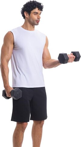 Men's Workout Tank Top Men's Sleeveless Muscle Shirts Dry Fit Tank Top in Saudi Arabia