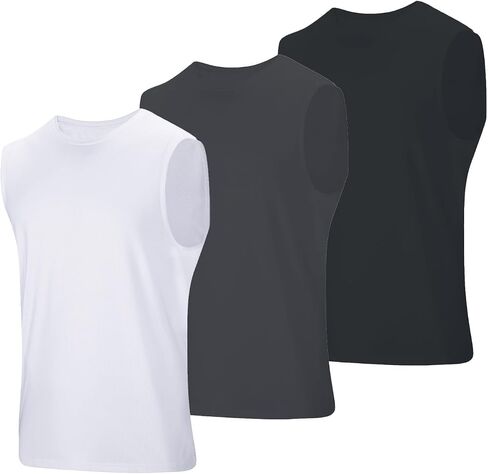 Men's Workout Tank Top Men's Sleeveless Muscle Shirts Dry Fit Tank Top in Saudi Arabia