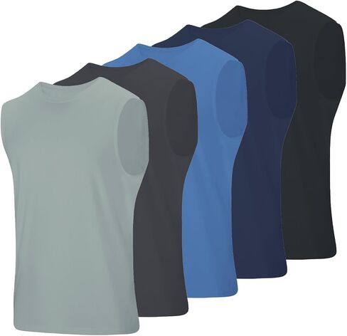 Men's Workout Tank Top Men's Sleeveless Muscle Shirts Dry Fit Tank Top in Saudi Arabia