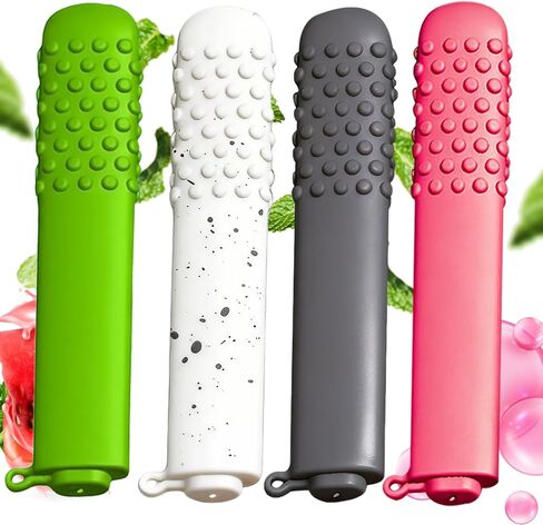 4 PCS Chewable Breather Sticks, Portable Chewable Breather for Flavored Air, Habit Replacement (Watermelon, Candy, Mint & Bubblegum) in Kuwait