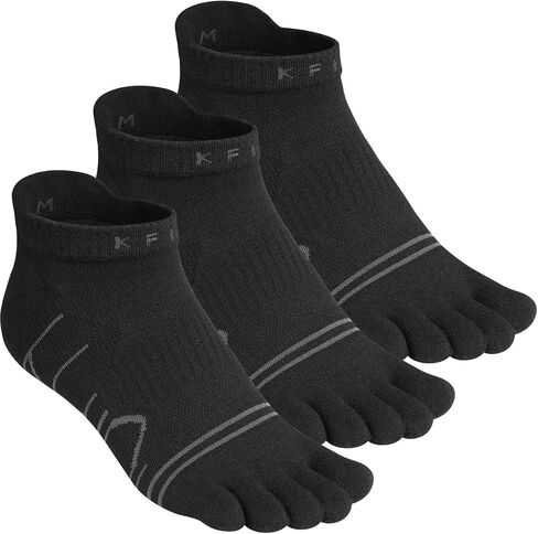 Kfit Toe Socks for Men Women Running COOLMAX Athletic Ankle Five Finger Socks Breathable Moisture-wicking comfy 3 Pairs in Saudi Arabia