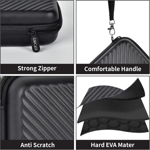 External Hard Drive Case Compatible with Seagate 1TB 2TB 4TB /for UnionSine/for Toshiba/for WD Elements Portable HDD SSD Solid State Hard Drive, SD Cards & USB Drives Holder Organizer (Box Only) in Kuwait