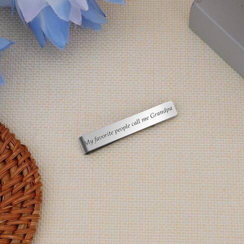 Aelciyue Tie Clips for Men's Jewelry Tie Bar Graduation Fathers Day Birthday Xmas Valentines Day Gifts for Men Teacher Nurse in Saudi Arabia