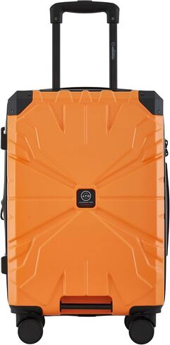 Wrangler ATG Alpine 22" Expandable Rolling Hardside Carry-On Luggage, Blazing Orange in Kuwait